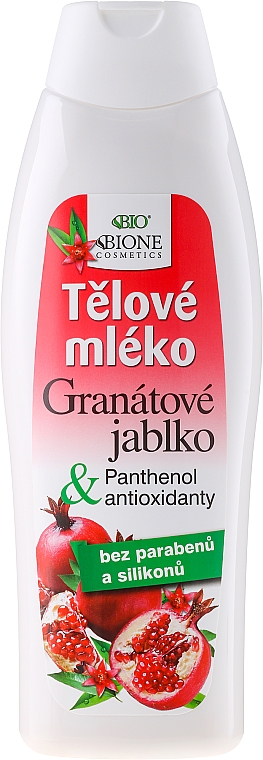 Körperlotion mit Granatapfel und Antioxidantien - Bione Cosmetics Pomegranate Body Lotion With Antioxidants