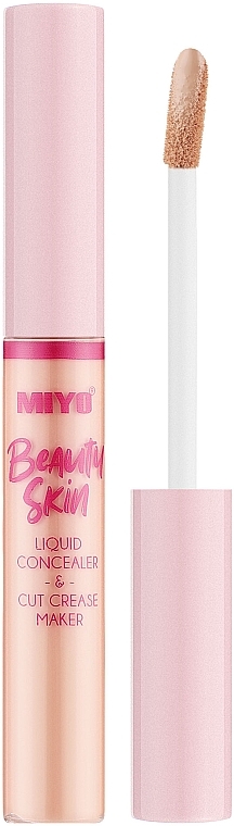 Flüssiger Concealer - Miyo Beauty Skin Liquid Concealer & Cut Crease Maker (01 -Hello Cream)