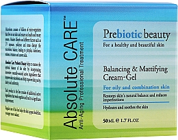 Düfte, Parfümerie und Kosmetik Anti-Aging Cremegel für das Gesicht - Absolute Care Prebiotic Beauty Balancing&Mattifying Cream-Gel