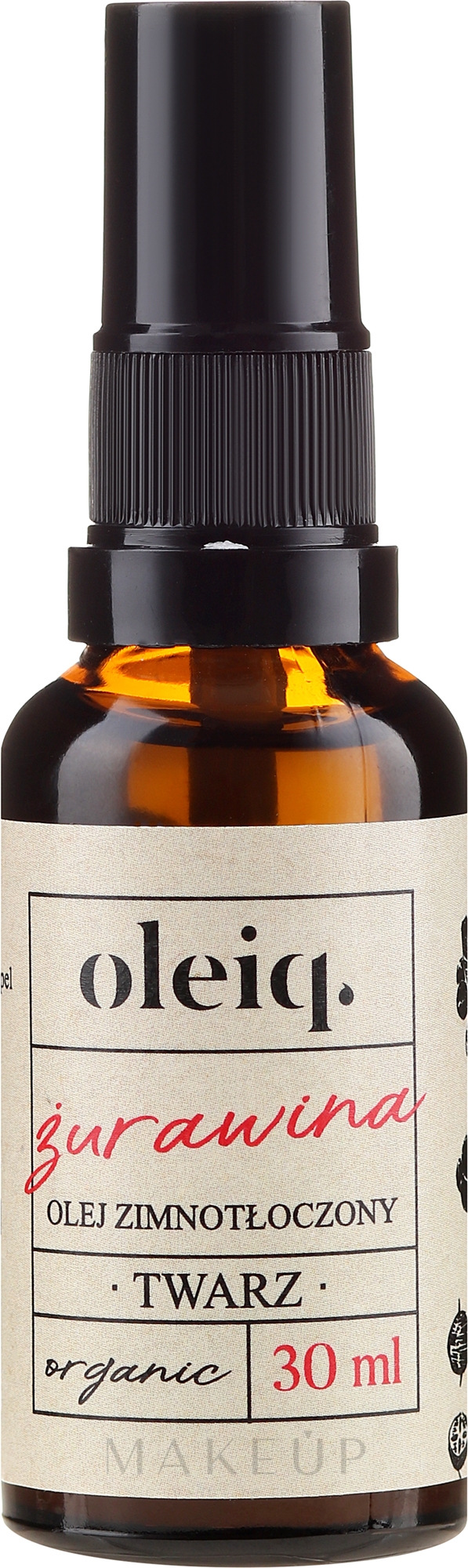 Gesichtsöl aus Moosbeeren - Oleiq Cranberry Face Oil — Bild 30 ml