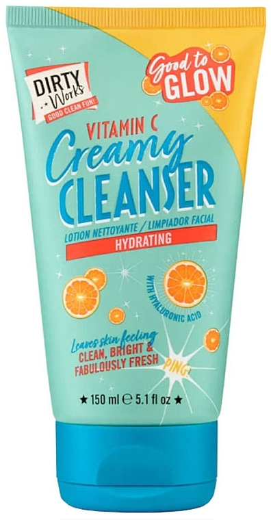 Gesichtsreiniger mit Vitamin C - Dirty Works Good To Glow Vitamin C Creamy Cleaner  — Bild N1