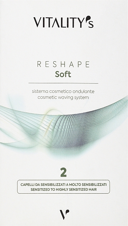 Haarpflegeset für empfindliches und sehr empfindliches Haar - Vitality's Reshape Soft 2 (Haarlotion 2x100ml) — Bild N1