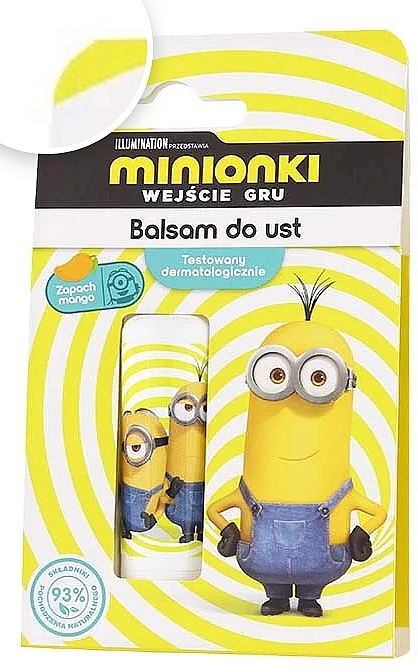Lippenbalsam Minions - Nickelodeon Minions Mango Lip Balsam  — Bild N1