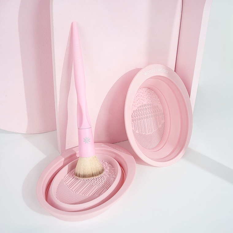 Silikon-Reinigungsschale für Make-up-Pinsel - Brushworks Silicone Makeup Brush Cleaning Bowl — Bild N4