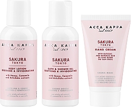 Acca Kappa Sakura Tokyo - Körperset (Duschgel 100ml + Körperlotion 100ml + Handcreme 75ml) — Bild N2