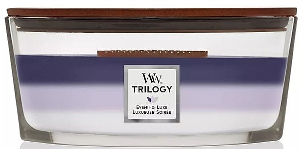 Duftkerze - WoodWick Trilogy Ellipse Evening Luxe Candle — Bild N1