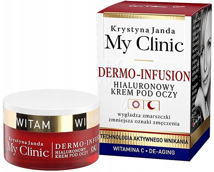 Creme für die Augenpartie mit Hyaluronsäure - Janda My Clinic Dermo-Infusion Hyaluronic Eye Cream  — Bild N1