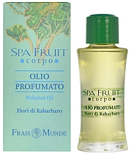 Düfte, Parfümerie und Kosmetik Parfümiertes Öl mit Rhabarberduft - Frais Monde Spa Fruit Rhubarb Flower Perfumed Oil
