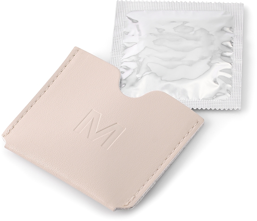 Kondom-Etui Classic beige - MAKEUP Condom Holder Pu Leather Beige — Bild N2