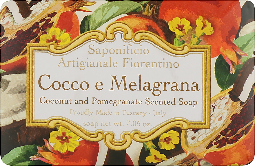 Weichmachende und tonisierende Seife Kokosnuss - Saponificio Artigianale Fiorentino — Bild N1