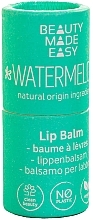 Lippenbalsam Wassermelone - Beauty Made Easy Vegan Paper Tube Lip Balm Watermelon — Bild N2