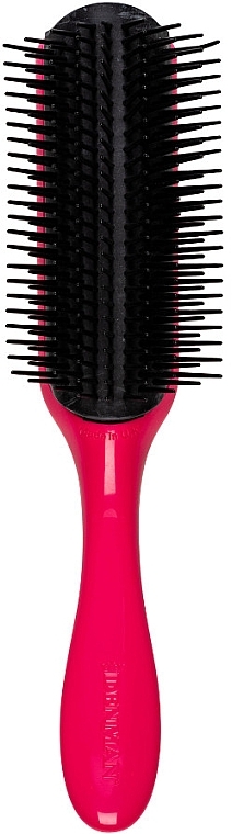 Haarbürste D4 schwarz mit rosa - Denman Original Styling Brush D4 Asian Orchid — Bild N2