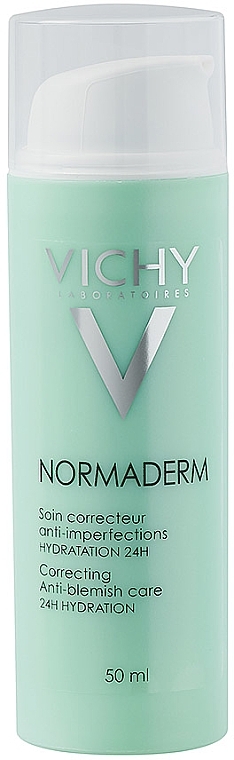 Verschönernde Feuchtigkeitspflege für das Gesicht gegen Hautunreinheiten - Vichy Normaderm Soin Embellisseur Anti-Imperfections Hydratation 24H