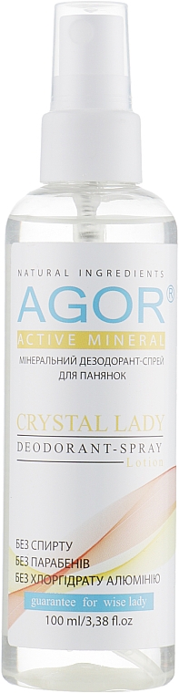 Deospray - Agor Activ Mineral Crystal Lady — Bild N1