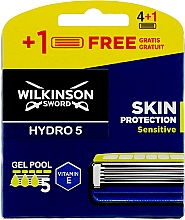 Ersatzklingenset 5 St. - Wilkinson Sword Hydro 5 Skin Protection Sensitive Vitamin E — Bild N1