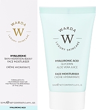 Feuchtigkeitscreme mit Hyaluronsäure - Warda Hyaluronic Acid Face Moisturiser  — Bild N1