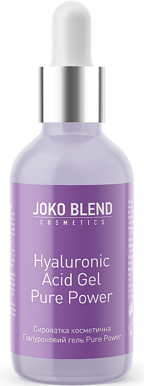 Serum-Gel für das Gesicht mit Hyaluronsäure und Schneckenextrakt - Joko Blend Hyaluronic Acid Gel Pure Power — Bild N1