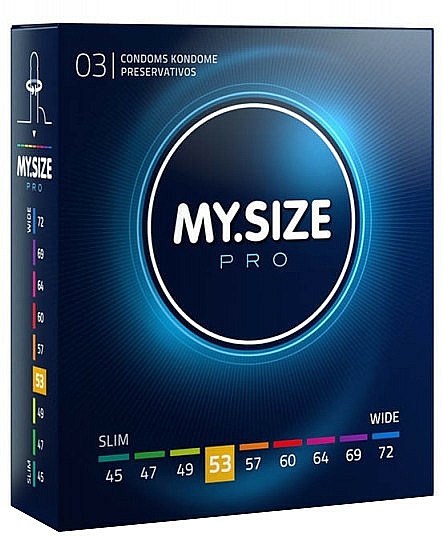Latex-Kondome Größe 53 3 St. - My.Size Pro — Bild N1