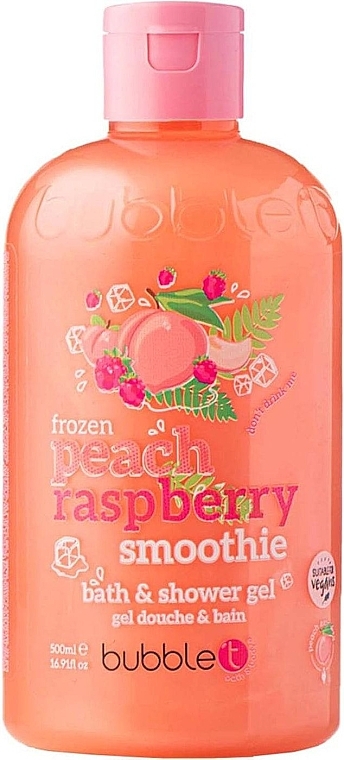 Duschgel - Bubble T Bath & Shower Gel Peach & Raspberry — Bild N1