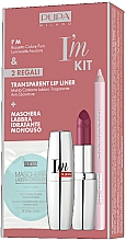 Düfte, Parfümerie und Kosmetik Make-up Set - Pupa I'm Kit With Repairing Mask, Transparent Lip Liner And I'm Lipstick