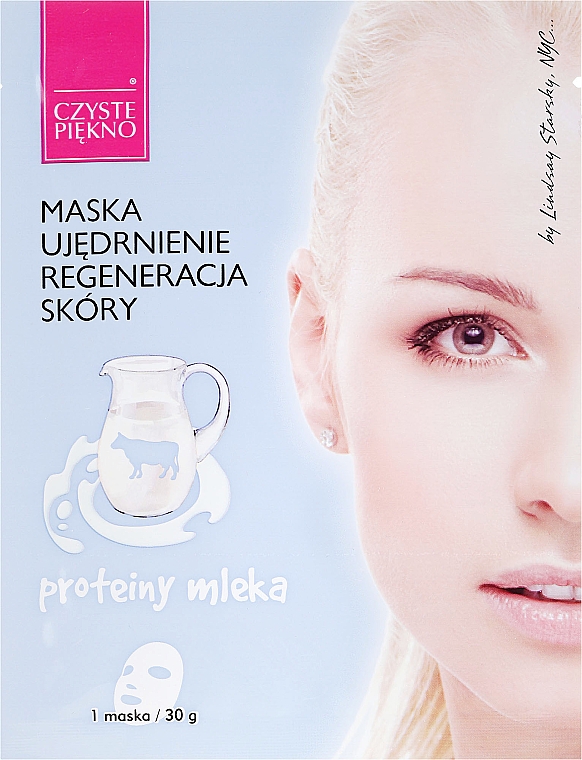 Regenerierende Gesichtsmaske mit Milcheiweiß - Czyste Piekno Face Mask — Bild N1