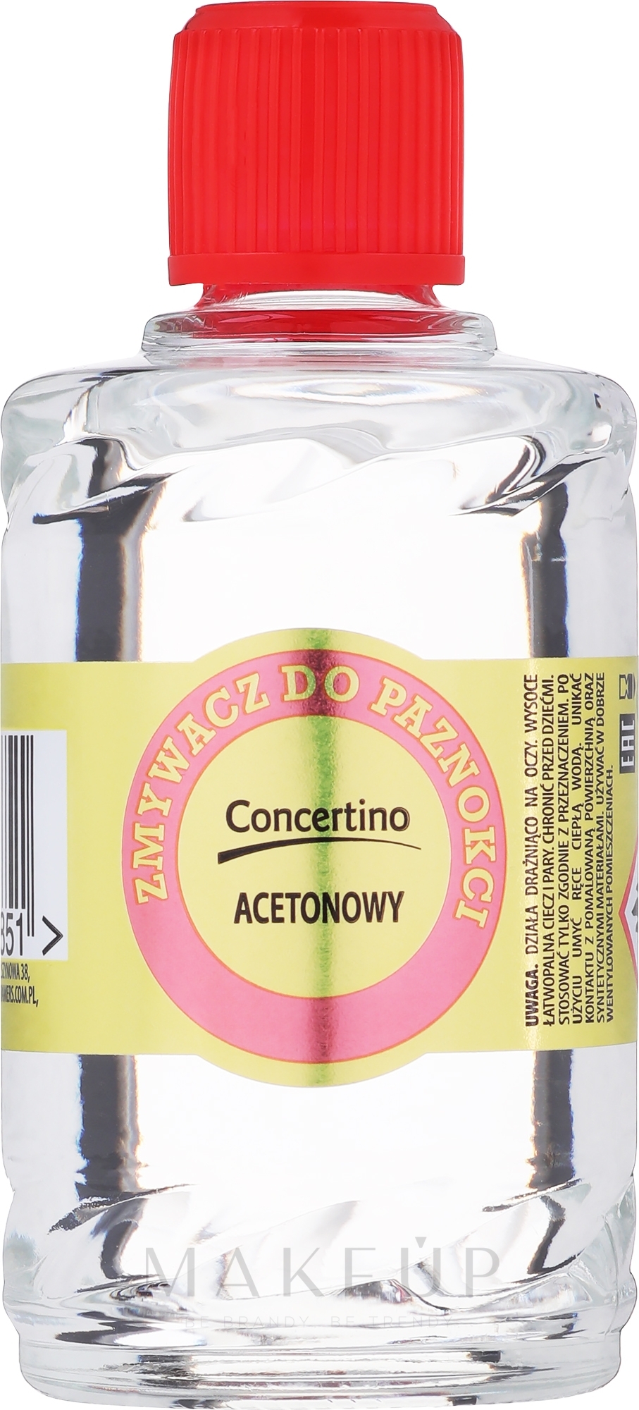 Nagellackentferner mit Aceton - Concertino — Bild 50 ml