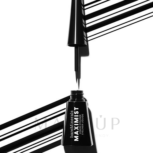 Flüssiger Eyeliner - Bareminerals Maximist Liquid Eyeliner — Bild Black