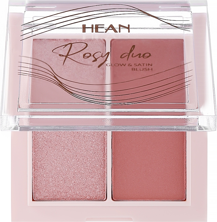 Gesichtsrouge - Hean Rosy Duo Glow & Satin Blush — Bild N5