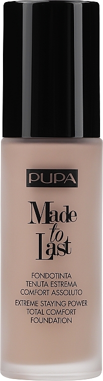 Foundation - Pupa Made To Last Foundation — Foto N1