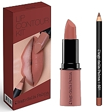 Düfte, Parfümerie und Kosmetik Make-up Set (Lippenstift 4g + Lippenkonturenstift 1.1g) - Diego Dalla Palma Lip Contour Kit 501