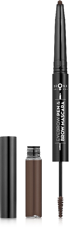 2in1 Augenbrauenstift und Wimperntusche - Bronx Colors Eyebrow Pen & Brow Mascara — Bild N1