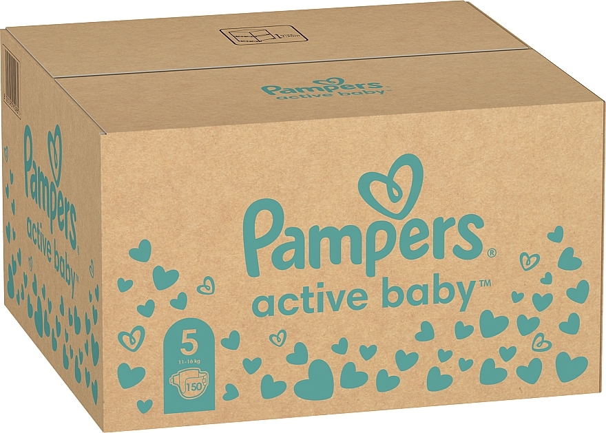 Windeln Pampers Active Baby 5 (11-16 kg) 150 St. - Pampers — Bild N8