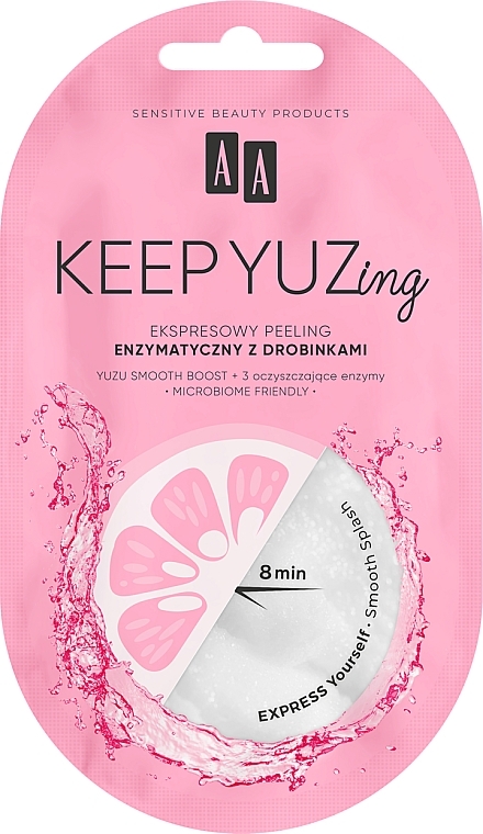 Express-Enzympeeling mit Partikeln - AA Cosmetics KEEP YUZing  — Bild N1