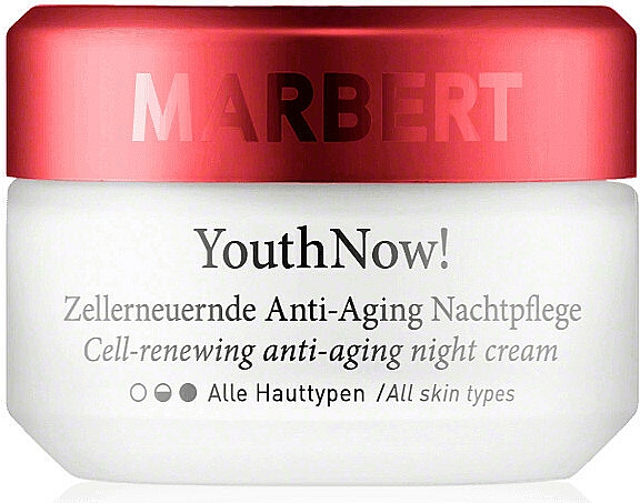 Zellerneuernde Anti-Aging Nachtcreme für alle Hauttypen - Marbert YouthNow! Cell-Renewing Antiaging Night Care — Bild N1