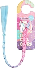 Düfte, Parfümerie und Kosmetik Haarspange 8905B mit rosa und blauem Zopf - Martinelia Door Hanger Hair Clip Extension 