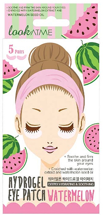 Hydrogel-Augenpatches mit Wassermelone - Look At Me Hydrogel Eye Patch Watermeloen — Bild N1