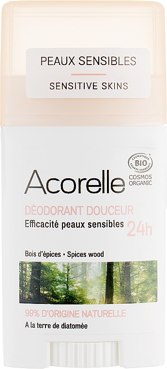 Deostick mit Gewürzen - Acorelle Deodorant Stick Gel Spices Wood — Bild N1