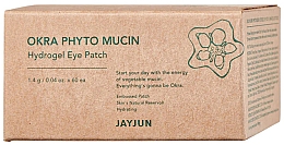 Verjüngende Hydrogelpflaster mit Okra-Phytomucil - Jayjun Okra Phyto Mucin Hydrogel Eye Patch — Bild N2