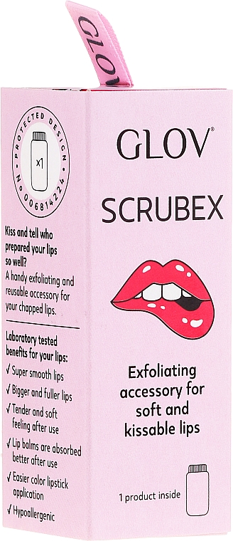 Lippenpeeling-Accessoire - Glov Scrubex — Bild N1