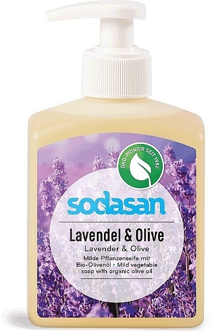 Flüssigseife Olive und Lavendel - Sodasan Liquid Lavender-Olive Soap — Bild N1