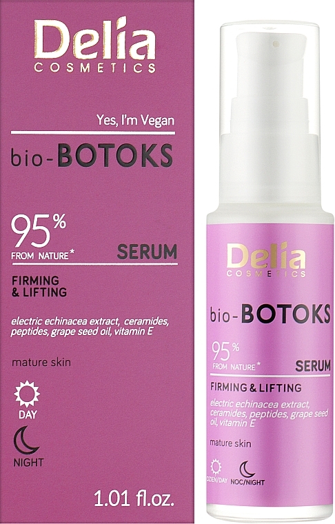 Straffendes Bio-Serum für das Gesicht - Delia bio-BOTOKS Firming & Lifting Serum — Bild N2