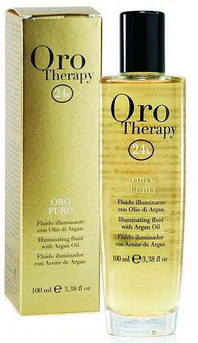 Haarfluid mit 24k Gold und Arganöl - Fanola Oro Therapy Fluido Oro Puro