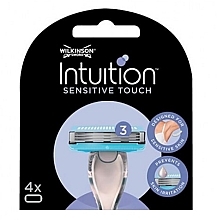 Düfte, Parfümerie und Kosmetik Rasierer mit 4 Ersatzklingen - Wilkinson Sword Intuition Sensitive Touch Razor Blades 4 Pack