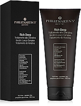 Düfte, Parfümerie und Kosmetik Haarspülung mit Ginseng-Extrakt und Macadamiaöl - Philip Martin's Rich Deep Keratin Luxury Complex