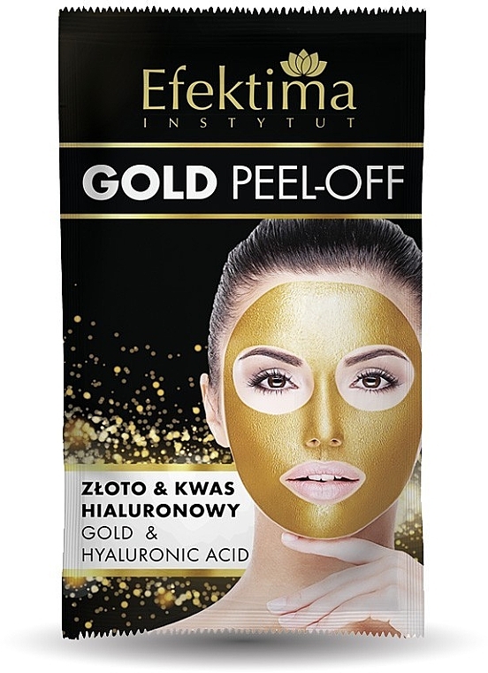 Maske-Peeling für das Gesicht - Efektima Instytut Gold Peel-Off Face Mask  — Bild N1
