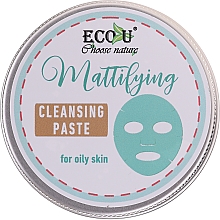Düfte, Parfümerie und Kosmetik Mattierende Gesichtsreinigungspaste für fettige Haut - ECO U Mattifying Cleansing Paste For Oily Skin