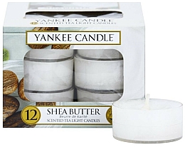 Düfte, Parfümerie und Kosmetik Teelichter Shea Butter - Yankee Candle Shea Butter Tea Light Candles