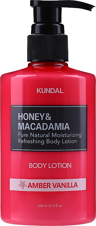 Feuchtigkeitsspendende Körperlotion mit Amber und Vanille - Kundal Honey & Macadamia Body Lotion Amber Vanilla — Bild N1