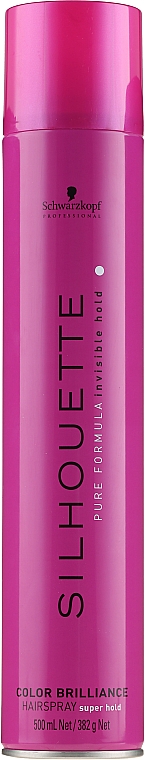 Haarlack für gefärbtes Haar - Schwarzkopf Professional Silhouette Color Brilliance Hairspray  — Bild N2