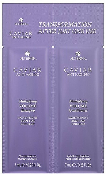 Set (Probe) - Alterna Caviar Anti-Aging Multiplying Volume (shm/7ml + cond/7ml) — Bild N1